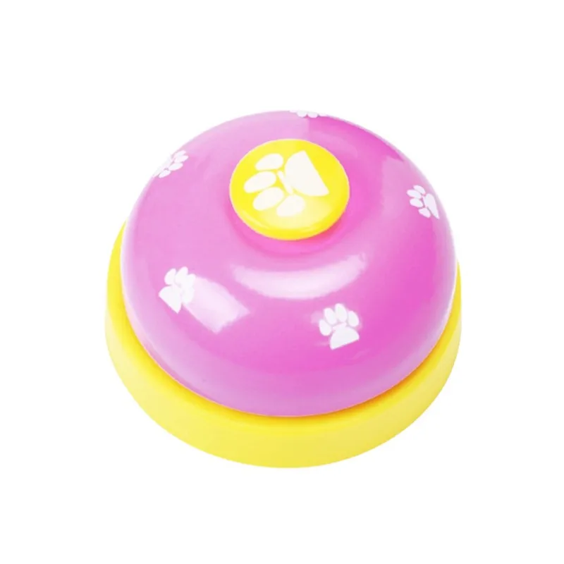 Pet Call Bell Dog Ball-Shape Paws Printed Meal Feeding Educational Toy Puppy Interactive Training Tool Supply |