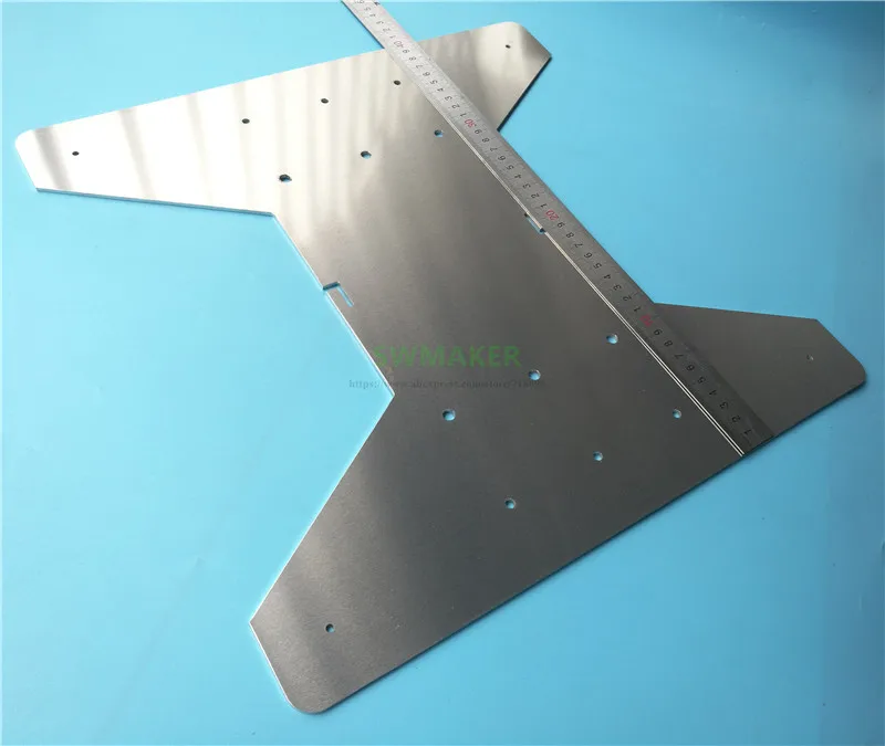 Creality Cr10 s5 Y-axis Alumínio Placa 3d Impressora Peças Suporte Placa Cr-10 5s 500 mm - Imagem 2