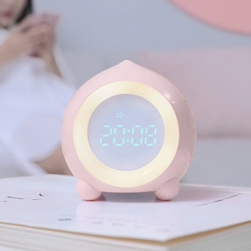 

Free shipping Simplicity Noise reduction Night light chargeable Multifunctional intelligence lovely Touch bluetooth speaker