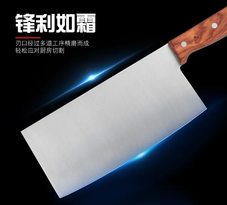 SHUOJI, острый нож для резки, кухонный нож, твердость, нержавеющая сталь, кухонные ножи, нож для овощей, китайский нож, Прочный инструмент для приготовления пищи