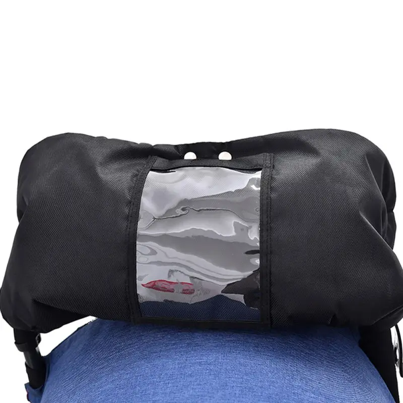 

Baby Stroller Warm Gloves Unisex Casual Clutch Fur Fleece Baby Stroller Winter Warm Hand Hand Cover Stroller Accessories