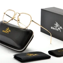 Роскошные женские солнцезащитные очки с прозрачными линзами, модные круглые солнцезащитные очки с кристаллами UV400, винтажные очки с коробкой FML