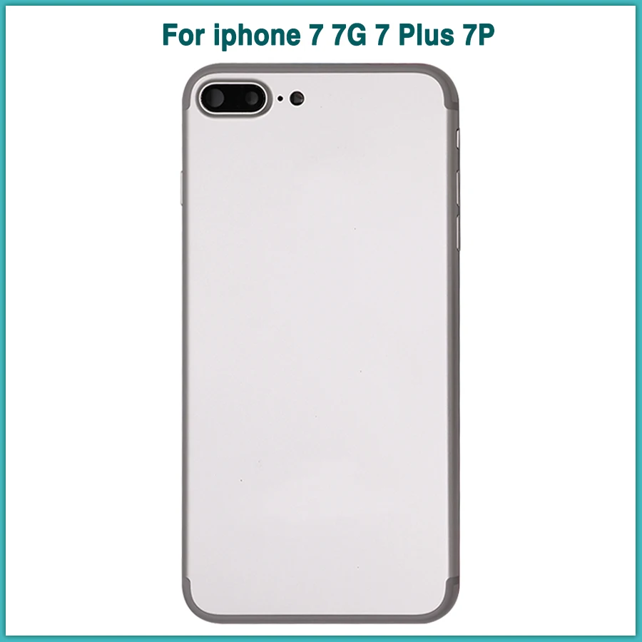 Высокое качество для iphone 7 7G 7 Plus 7 P батарея задняя панель задняя крышка+ средняя рамка Шасси с гибким кабелем