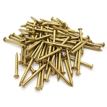 

200 Pcs Miniature Nails Round Head Nails For Small Hinges Doll Houses Delicate Boxes Mini Craft Projects