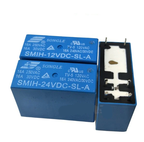 10 шт./лот SMIH-05VDC-SL-A/SMIH-12VDC-SL-A/SMIH-24VDC-SL-A 16A/240V 5 V/12 V/24 V 6 P/6 Pin Реле питания