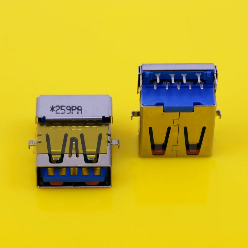 

JCD 1x New 3.0 USB Connector JACK for Lenovo sony dell HP Samsung Asus Laptops USB mother seat Blue Shen board US-127