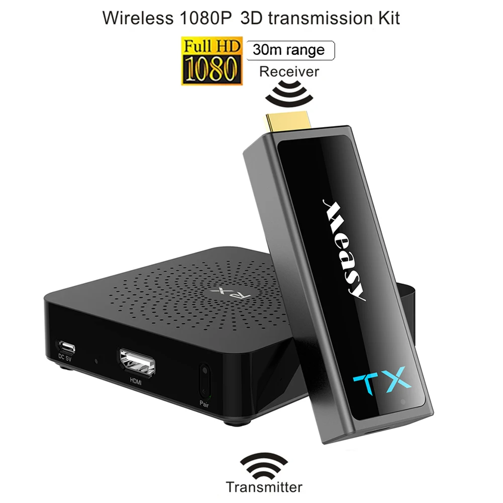 W2H MINI2 HD 1080P 3D беспроводной приемник передатчик адаптер аудио громкой связи для DVD