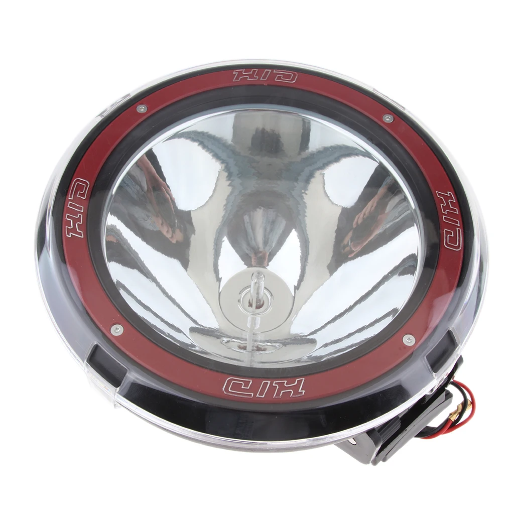 9 Inch 55W Flood Driving Lights HID Xenon 12V Trucks SUV Spot Work Light Red