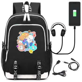 

Undertale Sans Papyrus Skull Game Backpack Cartoon Mochila USB Charging Laptop Backpack Oxford Travel Bagpack School Bags Rugzak