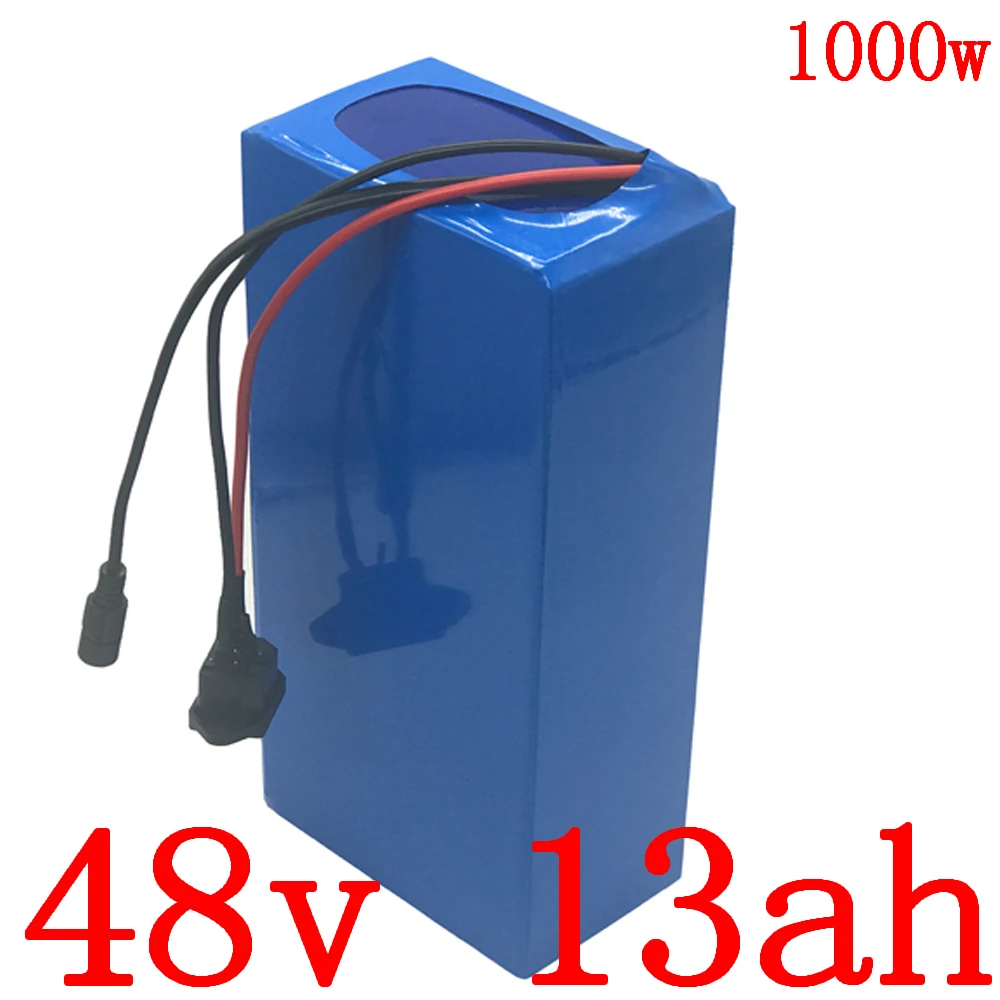 48V 1000W аккумулятор 48v 10ah 13ah 15ah Электрический велосипед батарея 48v 13ah литий-ионный аккумулятор с 30A BMS и 54,6 V 2A зарядное устройство