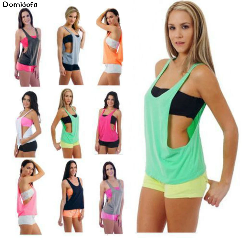 

Pure color sports fitness yoga woman blouse hollow breathable smock fitness running outdoor cycling vest