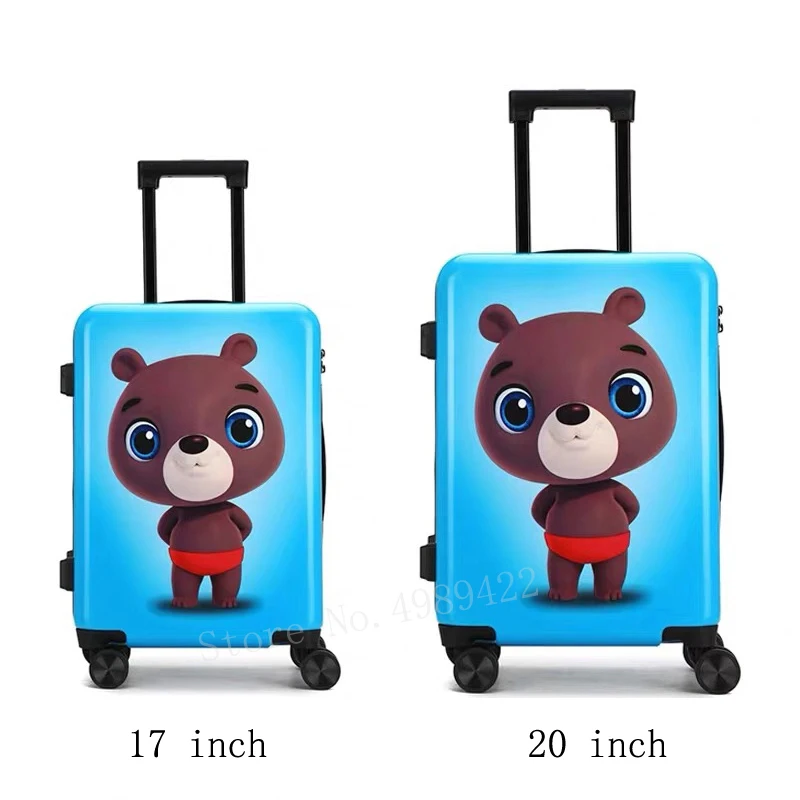Детский чемодан 17''carry on trolley сумка для багажа путешествий с колесами Детская