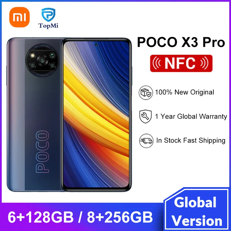 Teléfono Inteligente POCO X3 Pro versión Global, Smartphone de 6GB y 128GB y 8GB 256GB, NFC, Snapdragon 860, FHD + pantalla DotDisplay de 120Hz, 5160mAh, 33W, quad Cámara - Imagen 6