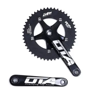 

48T fixie bike Crankset OTA biciclet Aluminum alloy Single Speed track bike road bike Fixed Gear bike Chainwheel cranks