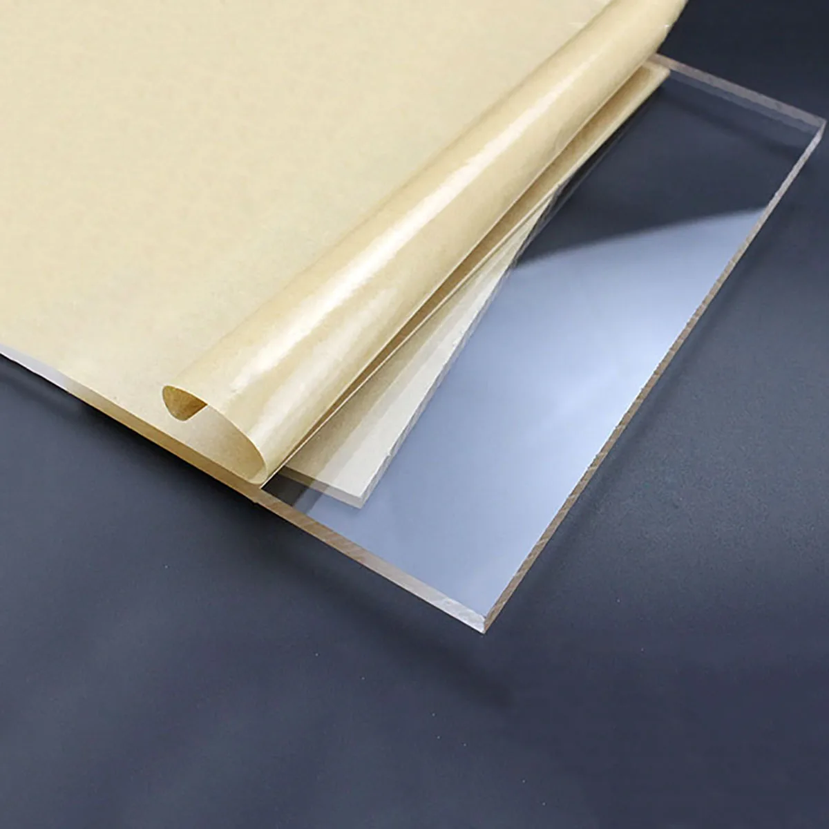 1pcs Transparent Acrylic Board Clear PMMA Plate Plastic Plexi Glass Panel 1-10mm Thickness 200*200mm 200*300mm