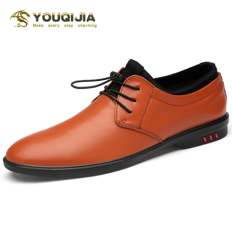 

Soft Genuine Leather Men Formal Shoes 2020 Hot Sale Oxford Dress Business Lace-up Minimalist Driving Wedding Reception Shoes