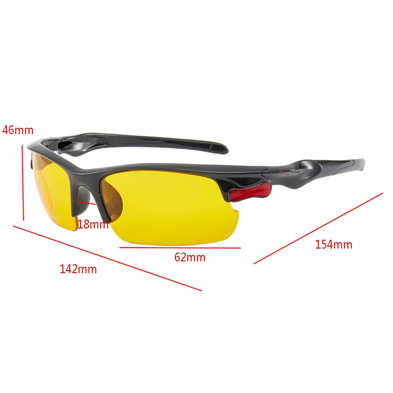 New 2 Pack Polarized Car Night Vision Goggles Sunglasses Night Driver Driving Goggles Unisex UV400 Glasses Auto Parts