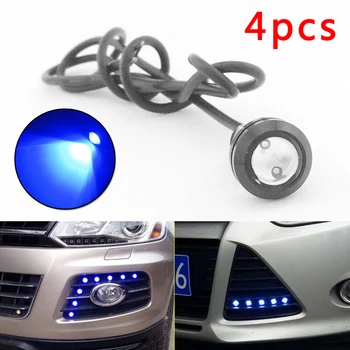 

​4pcs LED Light Ultra Blue Eagle Eye Car Motorcycle Lighting Retrofit Chassis