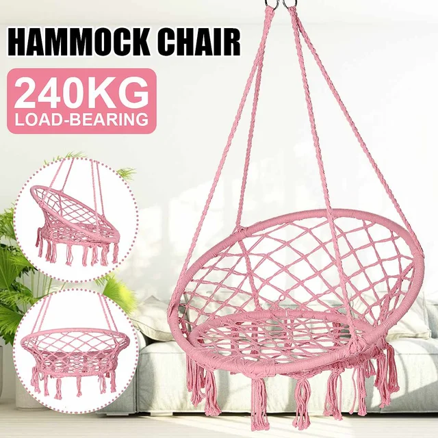 Macrame Hammock Chair Swing