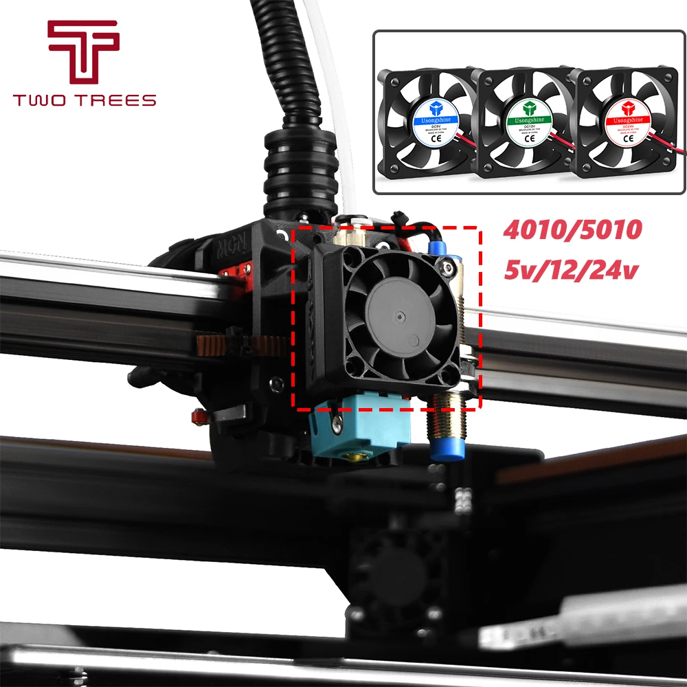 Extruder For RepRap 3D Printer UP DC 12V 50mm Cooling Fan Blow Radial Hotend Extruder For RepRap 3D Printer UP DC 12V 50mm Cooling Fan Blow Radial Hotend