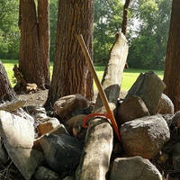 Metal 17.71inch Indispensable Forestry Multitool Cant Hook Log Heavy Anti-rust Oblique Hook Tool Forestry Multitool 1