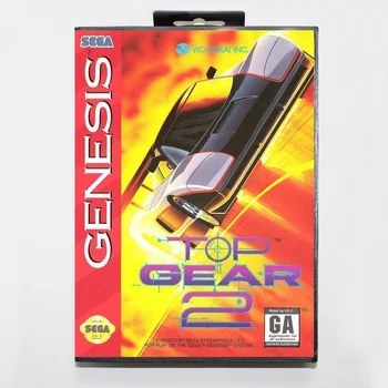 

Top Gear 2 Boxed Version 16bit MD Game Card For Sega MegaDrive Sega Genesis System