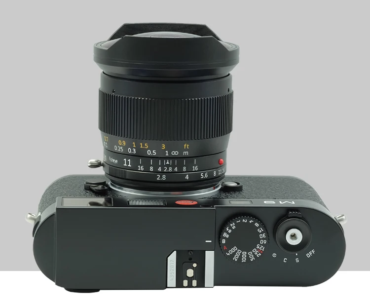 TTArtisan 11 мм F2.8 объектив «рыбий глаз» для камер Leica M-Mount, таких как Leica M-M M240 M3 M6 M7 M8 M9 M9p M10 Presale