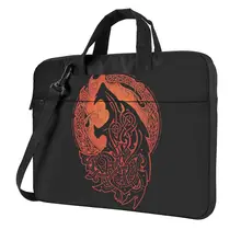 

Viking Odin Fenrir Laptop Bag Case Valhalla Shockproof Fashion Computer Bag Bicycle Crossbody Laptop Pouch