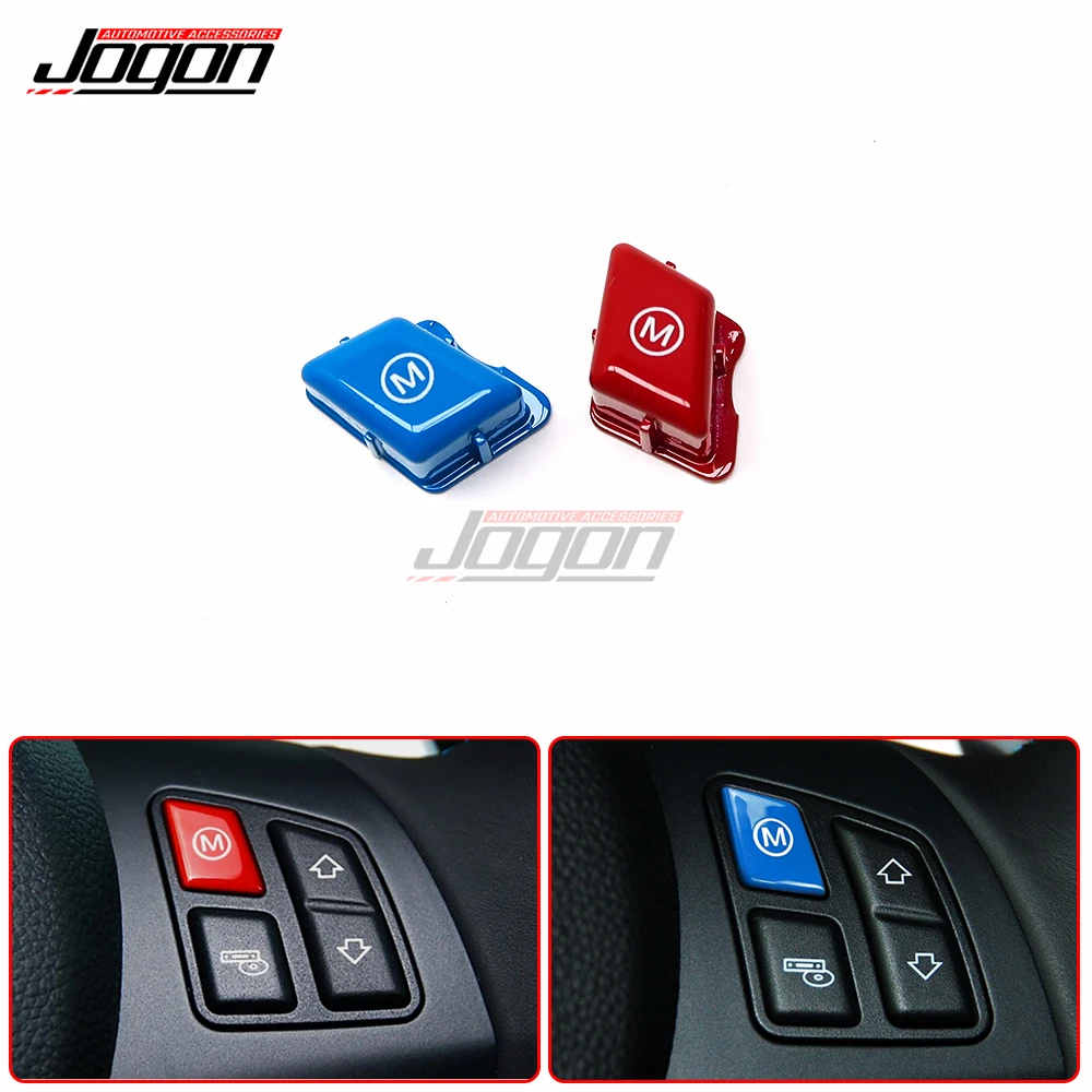 Replace Car Steering Wheel M Button Switch Cover Trim For BMW 1 3 Series E81 E82 E87 E88 2004-2011 E90 E92 E93 M1 M3 2007-2013
