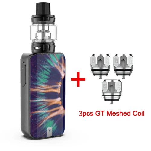 Iris Vaporesso Vape 220 Вт люкс S комплект с SKRR S Tank 8 мл распылитель QF полоса в сеточку катушка ядро пара комплект электронных сигарет - Цвет: Iris
