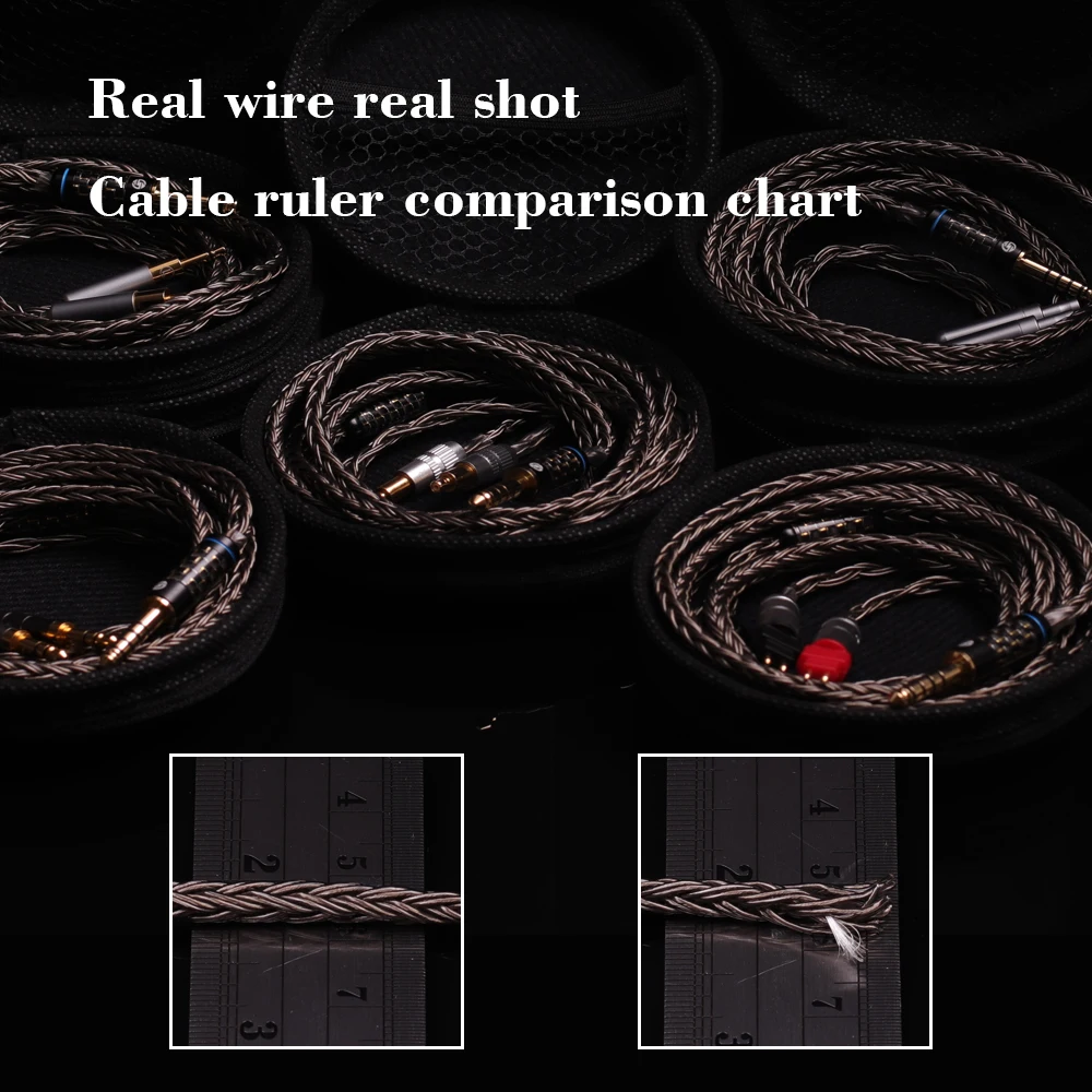Núcleo do Cabo do Fone de Ouvido para Sennheiser Syrnarn Equilibrada Milímetros 4.4 6.5 Xlr Hd580 Hd600 Hd650 Hd25 Hd660s Hd545 Hd565 Atualização Stereo16 2.5 - Image 6