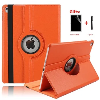 

Stand case for iPad 10.2 2019 Cover 360 Rotating Smart Case for Apple ipad 7 7th 10.2" A2200 A2198 A2232 Funda with pen+film