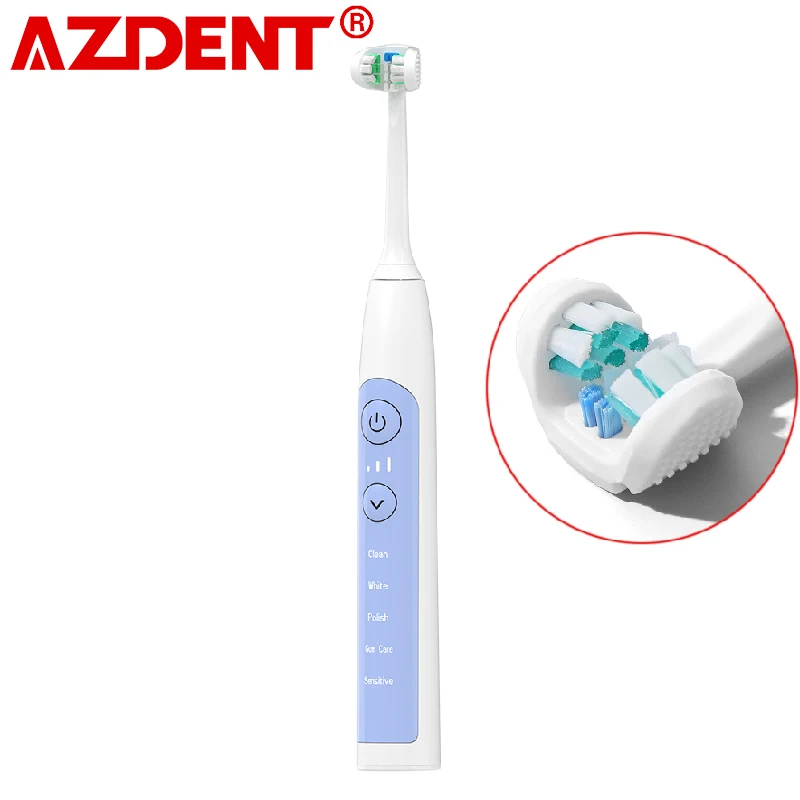 Зубная щетка Azdent Ультразвуковая электрическая с зарядкой от USB 5 режимов работы |