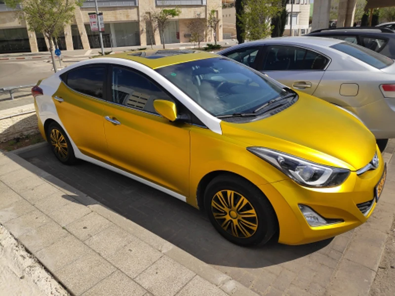 Gold Matt Metallic Vinyl Wrap Sticker-2