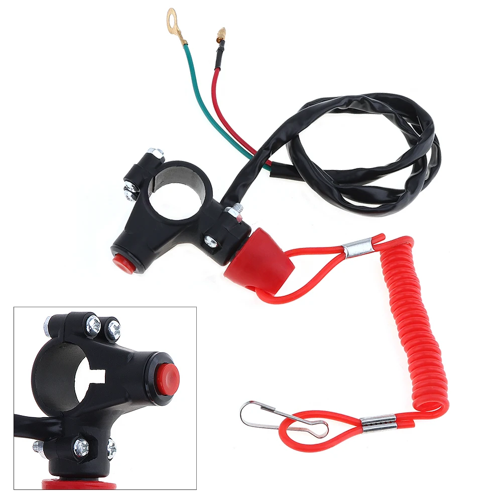 

Motorcycle Emergency Cut-off Double Flameout Trainer Switch for Scrambling Motorcycle/ ATV / Mini 49 CC