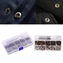 50 компл./упак. 12,5 мм 15 мм металлический Пресс шпильки швейная кнопка заклепка крепеж шитья кожи ремесла одежды сумки для одежды