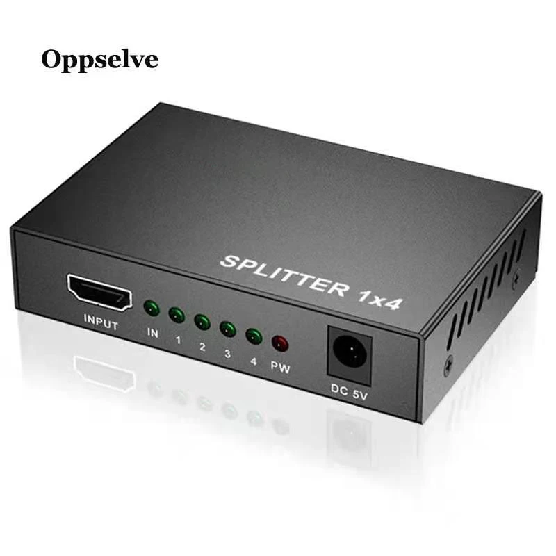 Divisor compatible con HDMI, interruptor KVM bidireccional 1x4/4x1, adaptador HDMI, compatible con PS4/3 XBox TV HDTV