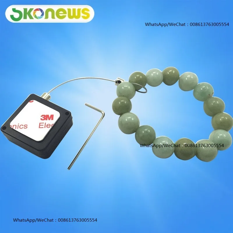 Anti_Theft_Pull_Box_with_Loop_End_Tether_System_Retractable_Cable_Loss_Prevention_Recoiler