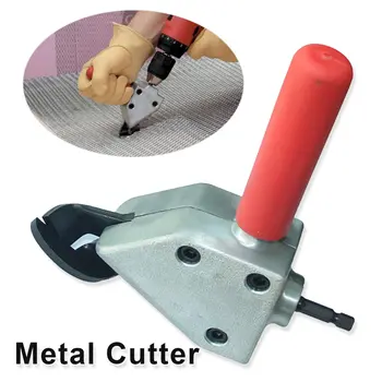 

Metal Cutting Sheet Nibbler Saw Cutter Tool Drill Attachment Cutting Tool Nibble Metal plate Cut Power Tool Accessories