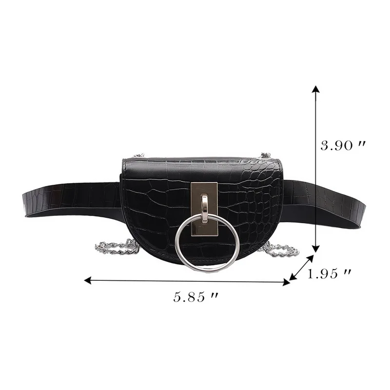 Stone Pattern PU Leather Crossbody Bags For Women 2020 MINI Shoulder Messenger Bag Female Waist Packs Lady Handbags