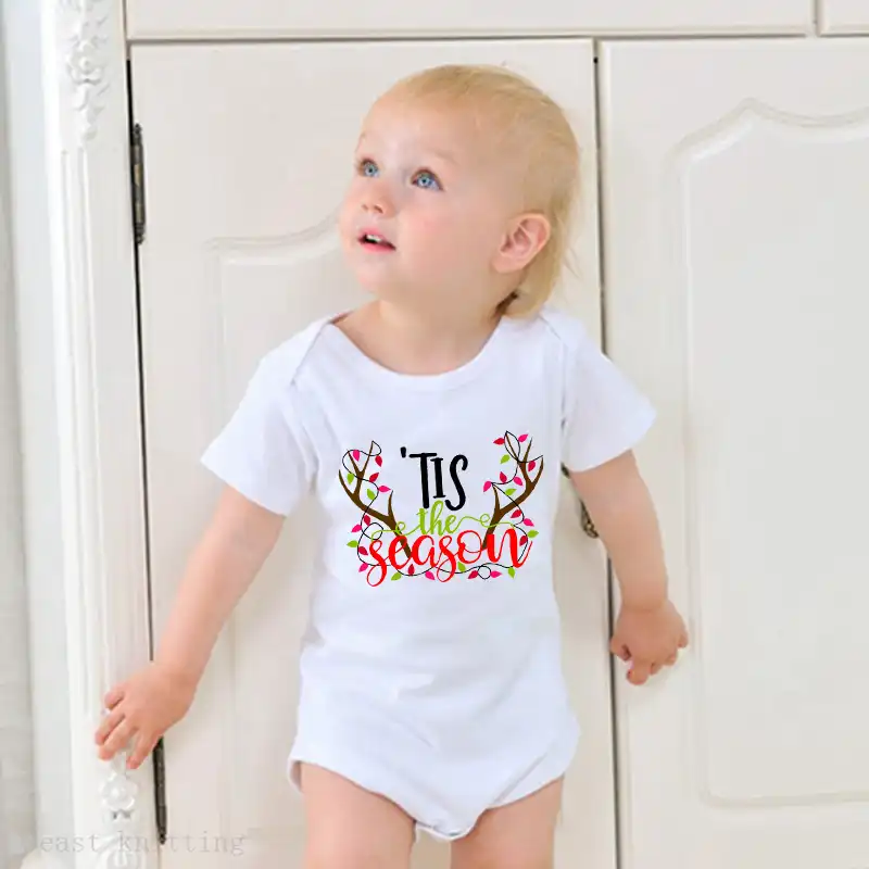 funny christmas baby onesie