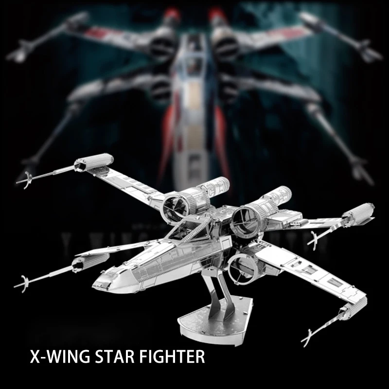 

DIY Assembly Model 3D Nano 3D Metal Stainless Steel Airplane Model Puzzle Decoration Collection Children's Gift