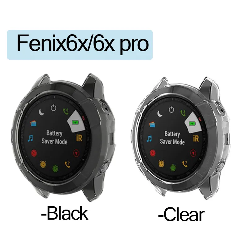 Garmin Fenix 6X Pro ֶ Ʈ Ǹ  6x ֶ ̽ Ŀ +  ũ   4in1   
