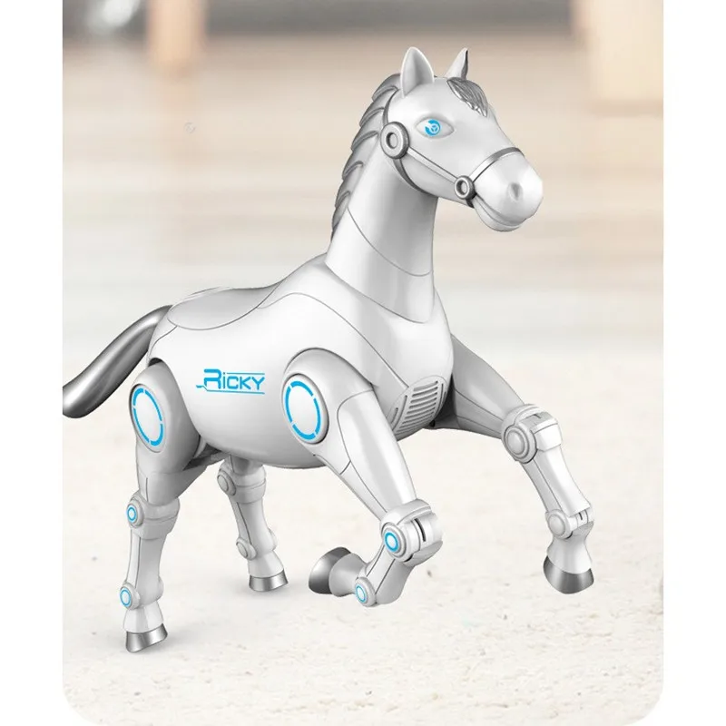 intelligent Mechanical Horse RC Animal Horse Simulative Singing Dance Voice Control RC Robot Horse Prank Joke Kids Pet Toy Gifts 3