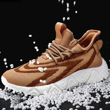 

Fashion Men's Shoes Light Particles Men Casual Shoes Summer Outdoor Men Sneakers Mesh Breathable Men's Reflective Shoes
