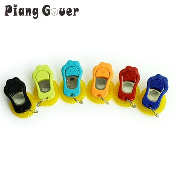 

2Pcs Paw Shape Dog Clicker Toys Pet Tranining Clickers Obedience Dog Pets Training Trainer Click