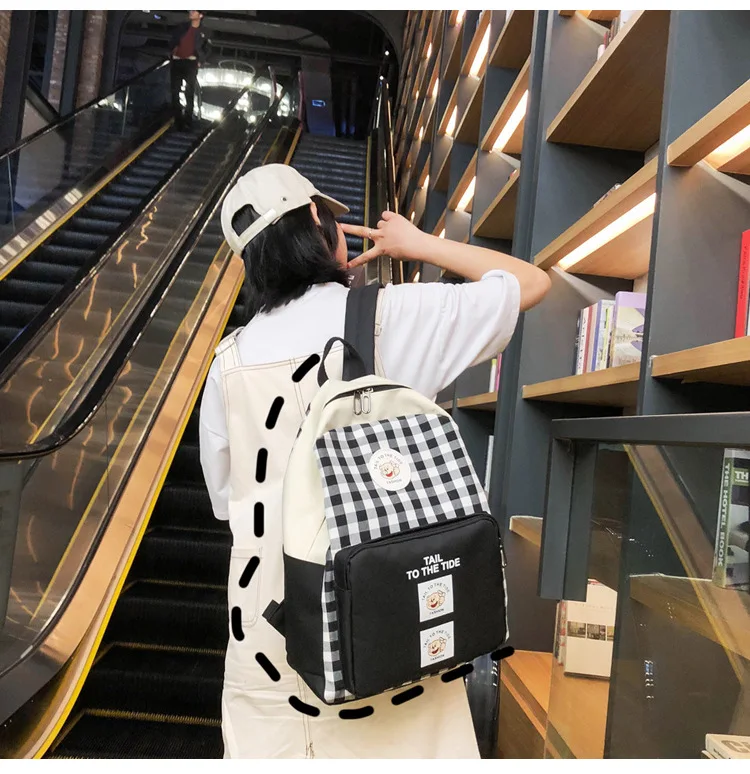 JIULIN рюкзак школьный-сумка через плечо Mochila для девочек-подростков женская мода