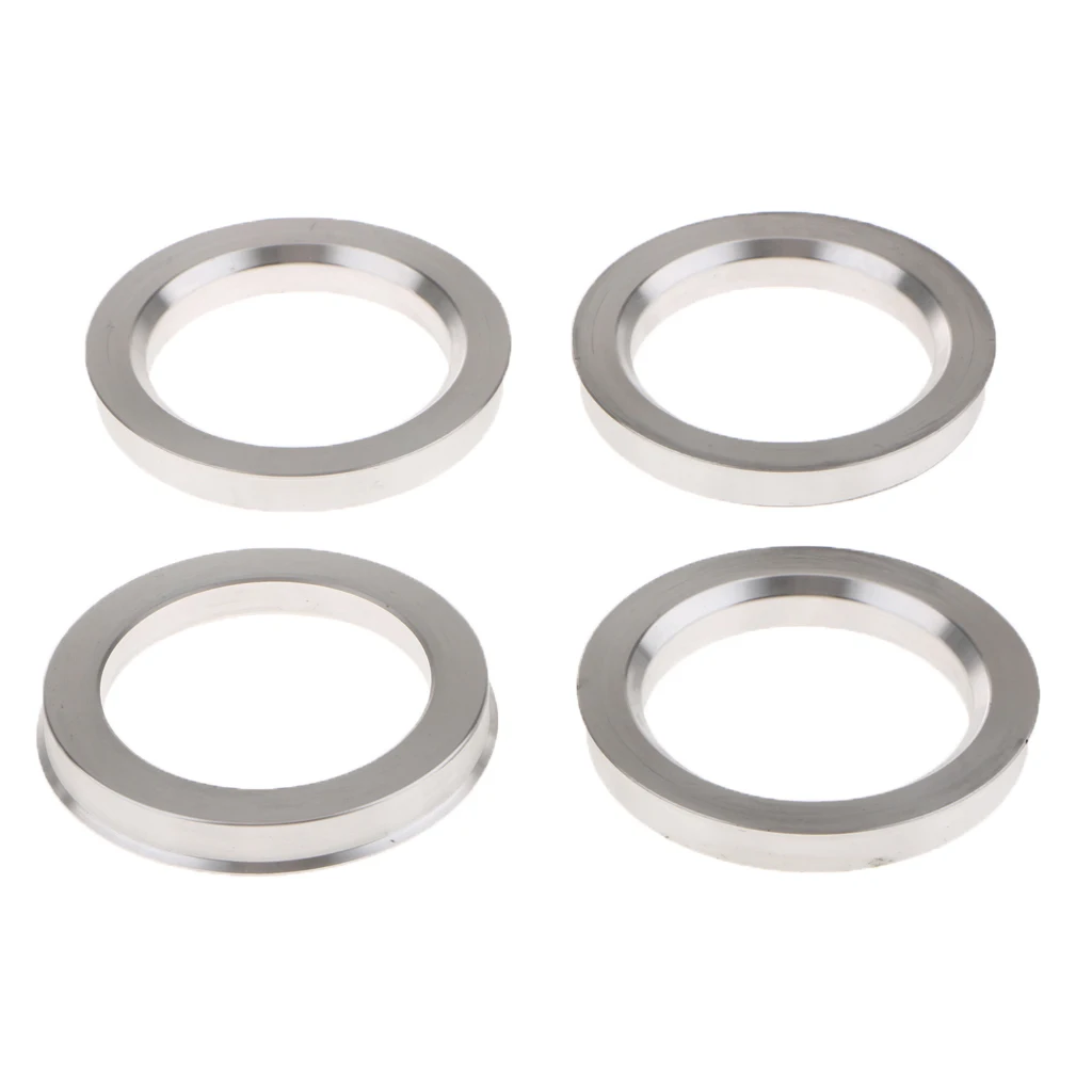4pcs/Set Spigot Rings 73.1mm To 54.1mm Aluminum Alloy Wheel Hub Spacers