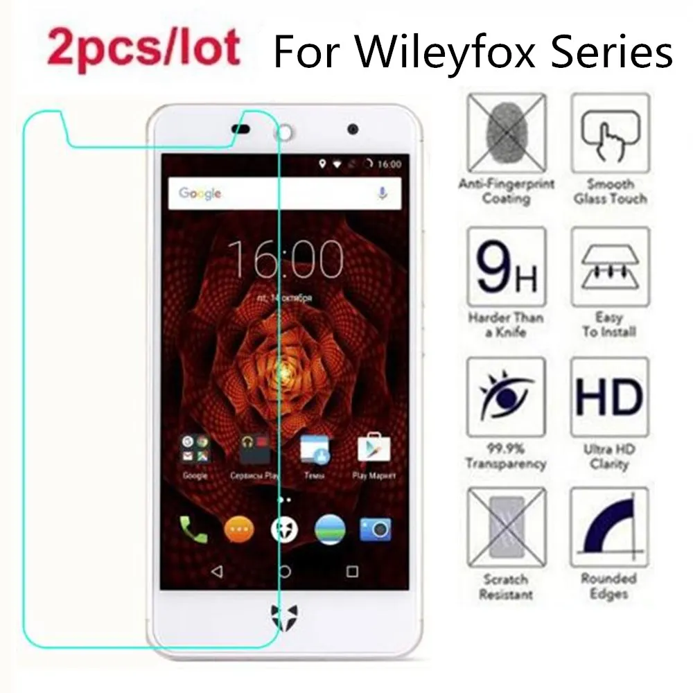 Закаленное стекло для Wileyfox Swift 2.5D Премиум Защитная пленка экрана 2 Plus защитная |