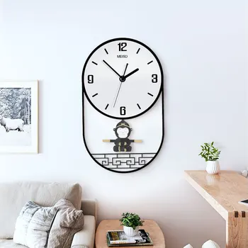 

Quality Swingable Wall Clock Modern Design watch wall Light weight Creative Home Decor for Living Room Hot Sale Free Shipment